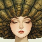 Parrucca tartaruga con volto di donna completo (1)